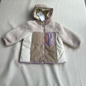 New With Tags Zara Toddler Fleece Jacket 12-18